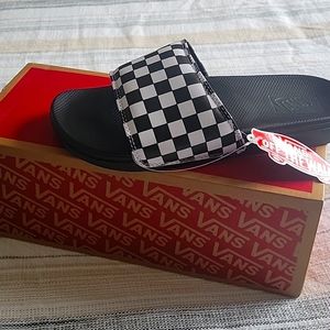 Brand new men's Vans slides